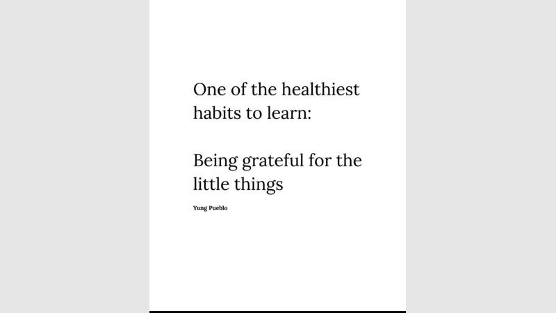 Gratitude Is A&nbsp;Must
